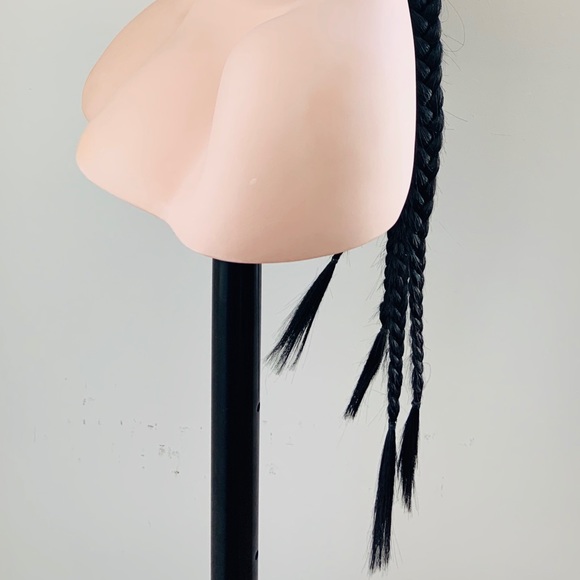 Gorgeous French Braided Premium Fiber Lace Front Wig for Daily Wear/Events 🙌 - Picture 6 of 14